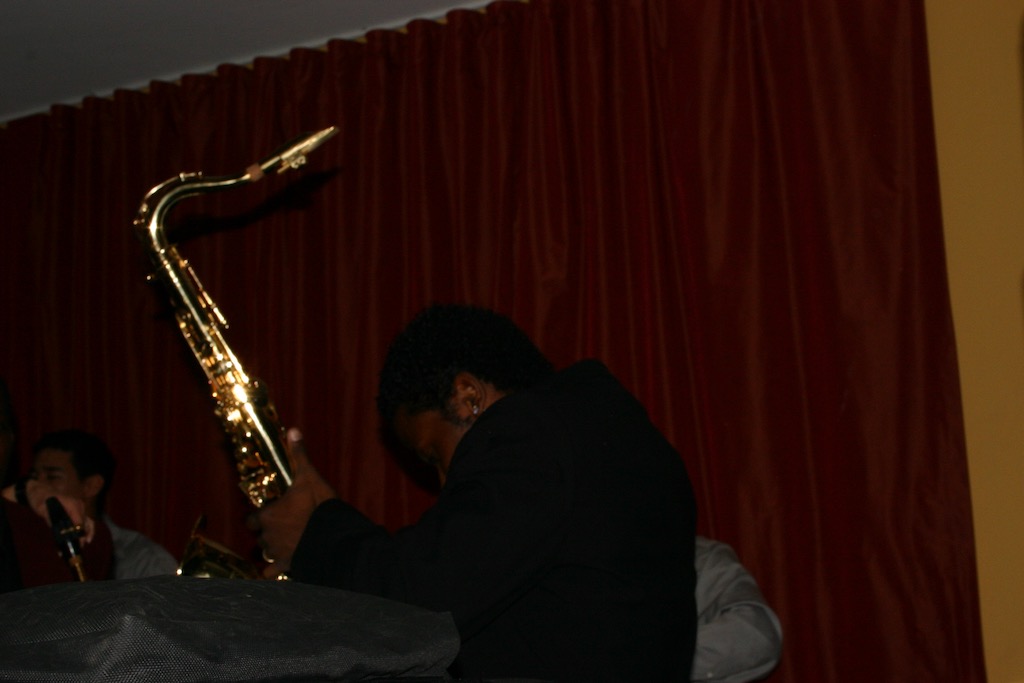 Jean on saxophones